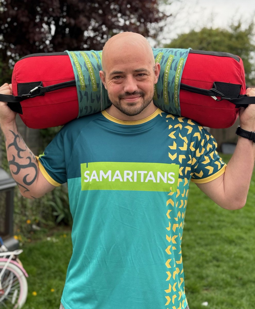 “The weight on my shoulders has taken me on a journey I never expected. I’ve run hundreds of miles with it and met some incredible people along the way.”

Andy is one of our amazing listening volunteers and he’s running the #LondonMarathon for us again. 👇