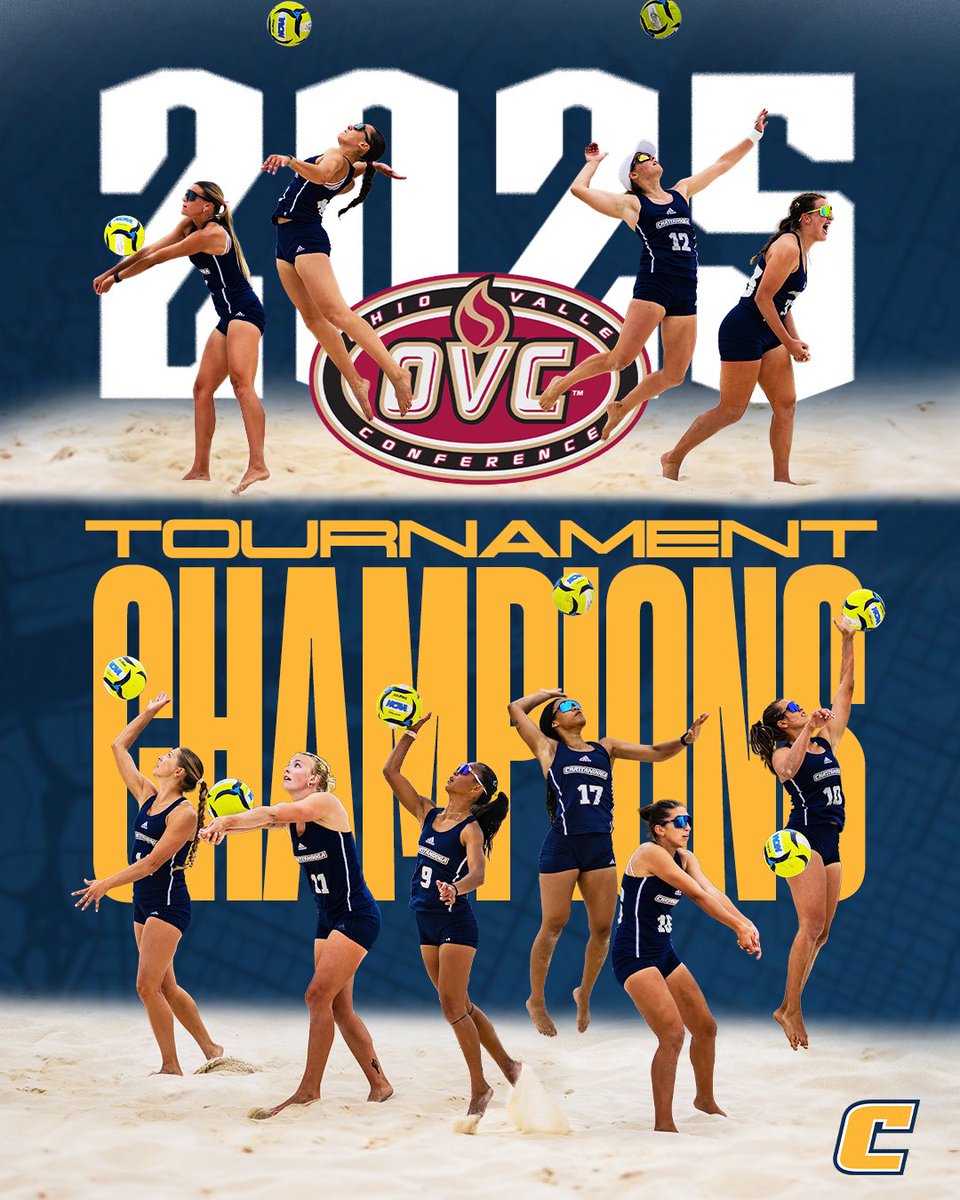 𝐑𝐞𝐩𝐞𝐚𝐭𝐞𝐝 𝐭𝐡𝐞 𝐆𝐫𝐢𝐧𝐝, 𝐑𝐞𝐩𝐞𝐚𝐭𝐞𝐝 𝐭𝐡𝐞 𝐆𝐥𝐨𝐫𝐲!!!

For the second consecutive year, the Chattanooga Mocs are your OVC tournament CHAMPIONS!!!

#RepeatGrind x #RepeatGlory