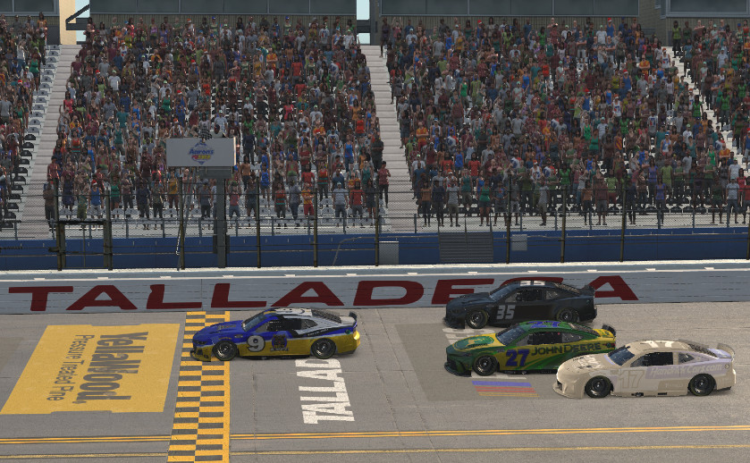 soysimracing's tweet photo. Mi primera (y posiblemente última) victoria en la NIS.

Viva Talladega de la Reina! https://t.co/4p81xPPb0K