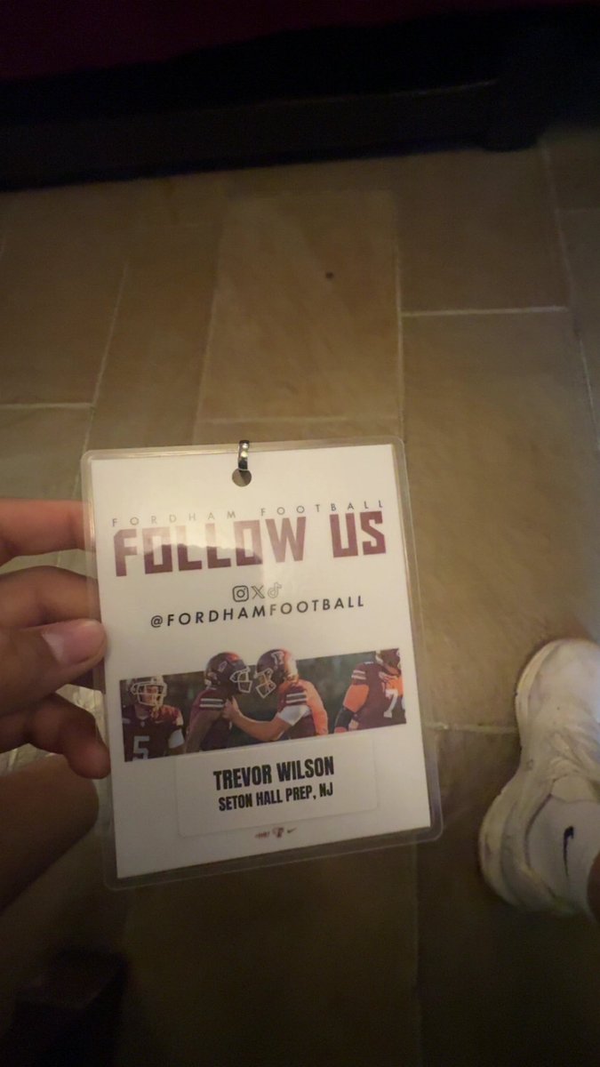 Trevor Wilson (@trevorw93552824) on Twitter photo I had a great day at Fordhams Spring game, touring the campus and facilities. Thank you <a href="/FORDHAMFOOTBALL/">Fordham Football</a> for having me! <a href="/CoachBFitz/">Bill Fitzgerald</a> <a href="/MaxRuiz50/">Max Ruiz</a> <a href="/ArtAsselta/">Artie Asselta</a> <a href="/Ryangreenhagen1/">Ryan Greenhagen</a> I had a great day at Fordhams Spring game, touring the campus and facilities. Thank you <a href="/FORDHAMFOOTBALL/">Fordham Football</a> for having me! <a href="/CoachBFitz/">Bill Fitzgerald</a> <a href="/MaxRuiz50/">Max Ruiz</a> <a href="/ArtAsselta/">Artie Asselta</a> <a href="/Ryangreenhagen1/">Ryan Greenhagen</a>