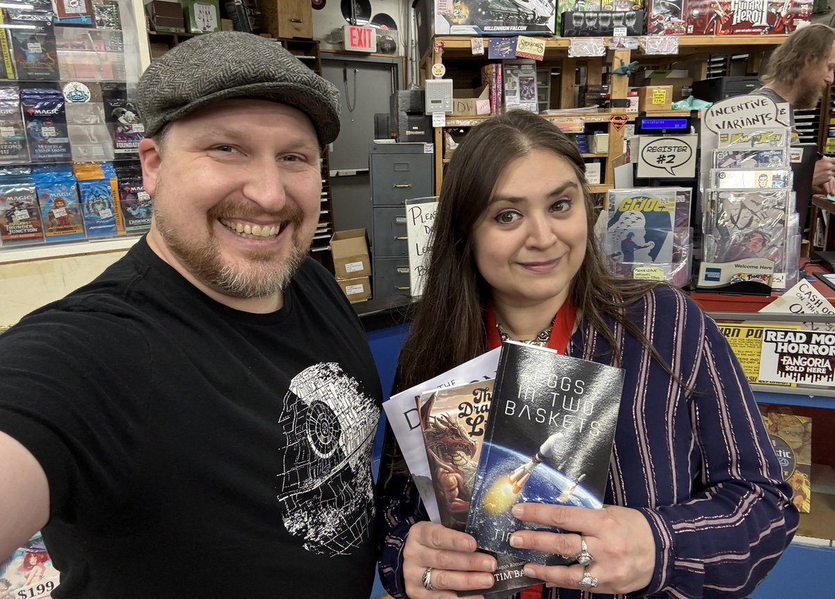 Tim Baird (@timbairdauthor) on Twitter photo Just dropped off a bunch of books to the wonderful Sorana at <a href="/ThatsE/">That's Entertainment</a> That's Entertainment. Come on down for their big anniversary sale today and scoop these up! 🙂 Just dropped off a bunch of books to the wonderful Sorana at <a href="/ThatsE/">That's Entertainment</a> That's Entertainment. Come on down for their big anniversary sale today and scoop these up! 🙂