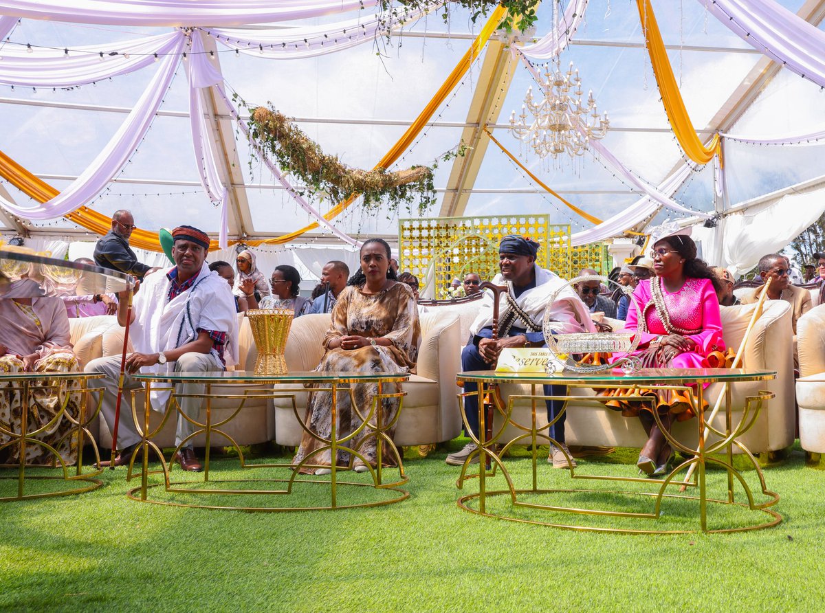 koske_felix's tweet photo. In  the afternoon, I had the pleasure of attending the colourful wedding of Guyatu and Abdub in Marsabit town, Marsabit County. I wish them a lifetime filled with love, joy, and endless blessings. https://t.co/78xbAAJ2Lu