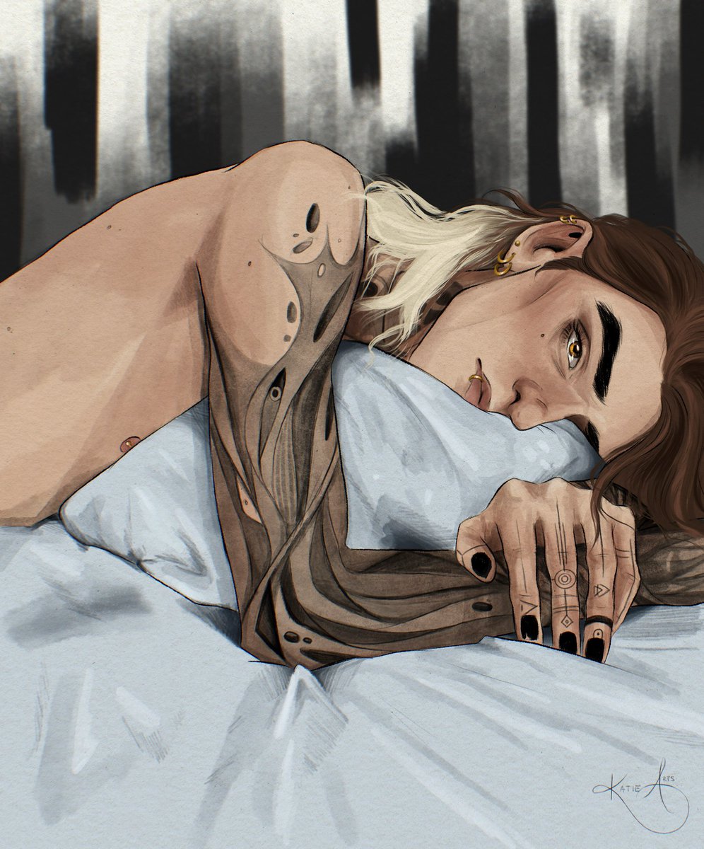 I just had to draw another art of Viktor from Black Iris  by <a href="/TheTrickyOwl/">𝕂 𝕪 𝕝 𝕚 𝕖 ⚙️🦋✨</a> because I just can’t get him out of my head 😭