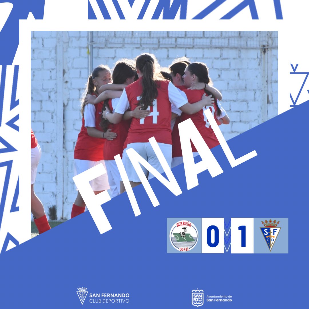 ✅¡FINAAAAAAAAALL DEL PARTIDOOO!

0️⃣ AD Burreños 
1️⃣ #CadeteAFem

⚽️Blanca Salado