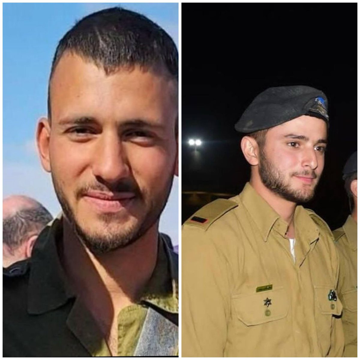 IsraelenFR's tweet image. Nous prions ensemble pour Ido Voloch (21 ans) et Neta Kaana (19 ans), tombés au combat dans la bande de Gaza. Merci à eux de s’être battus pour nous protéger. Que leurs âmes reposent en paix.

#Tsahal #Israël #Souvenir #Héros #RIP #Solidarité #Prayers