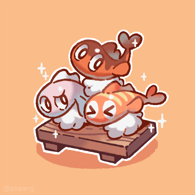 tasty lil tatsugiri!! 🍣🧡