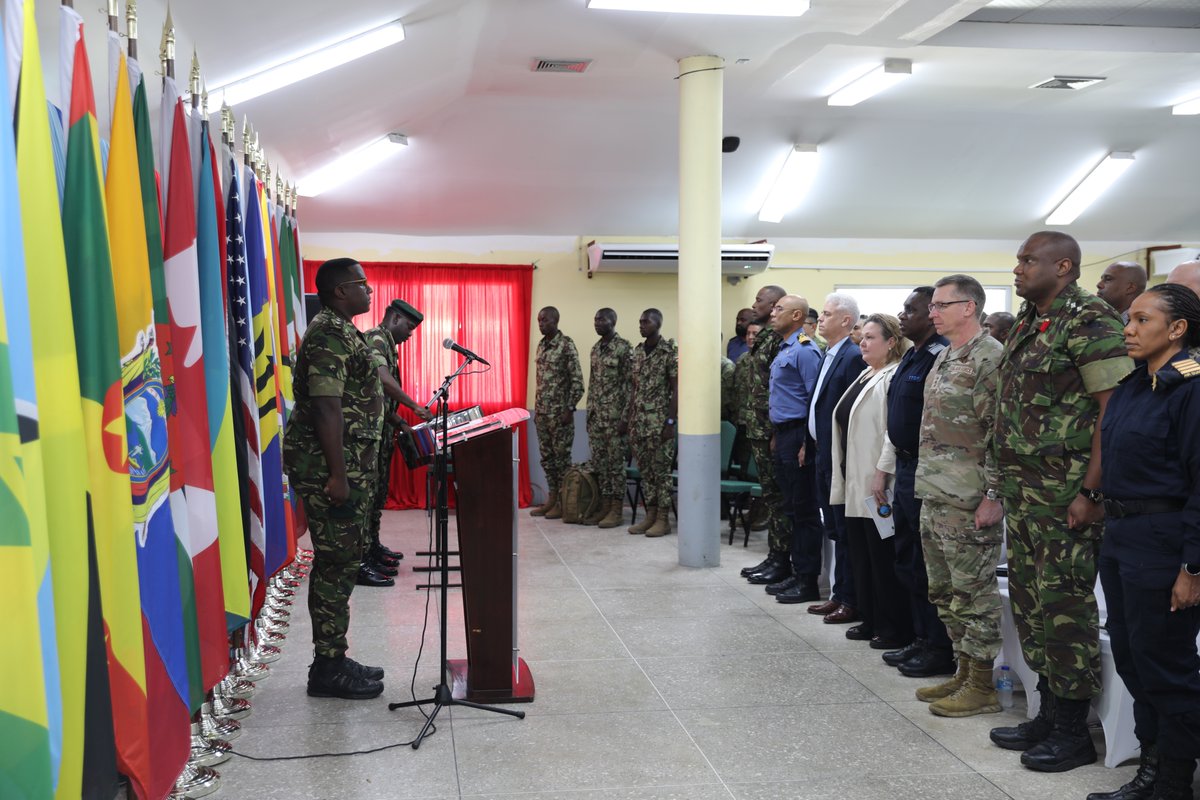 US Army South (Sixth Army) (@usarsouth) on Twitter photo #TRADEWINDS25 is officially underway! 🇹🇹
More than 1,000 participants from 26 nations kicked off #TW25 today in Trinidad and Tobago, building regional security and partnerships.
🔗 dvidshub.net/news/496268
<a href="/Southcom/">U.S. Southern Command</a> <a href="/USinTT/">U.S. Embassy Port of Spain</a> <a href="/MARFORSOUTH/">U.S. Marine Corps Forces, South</a> <a href="/ttnatsecurity/">TT National Security</a> #TRADEWINDS25 is officially underway! 🇹🇹
More than 1,000 participants from 26 nations kicked off #TW25 today in Trinidad and Tobago, building regional security and partnerships.
🔗 dvidshub.net/news/496268
<a href="/Southcom/">U.S. Southern Command</a> <a href="/USinTT/">U.S. Embassy Port of Spain</a> <a href="/MARFORSOUTH/">U.S. Marine Corps Forces, South</a> <a href="/ttnatsecurity/">TT National Security</a>