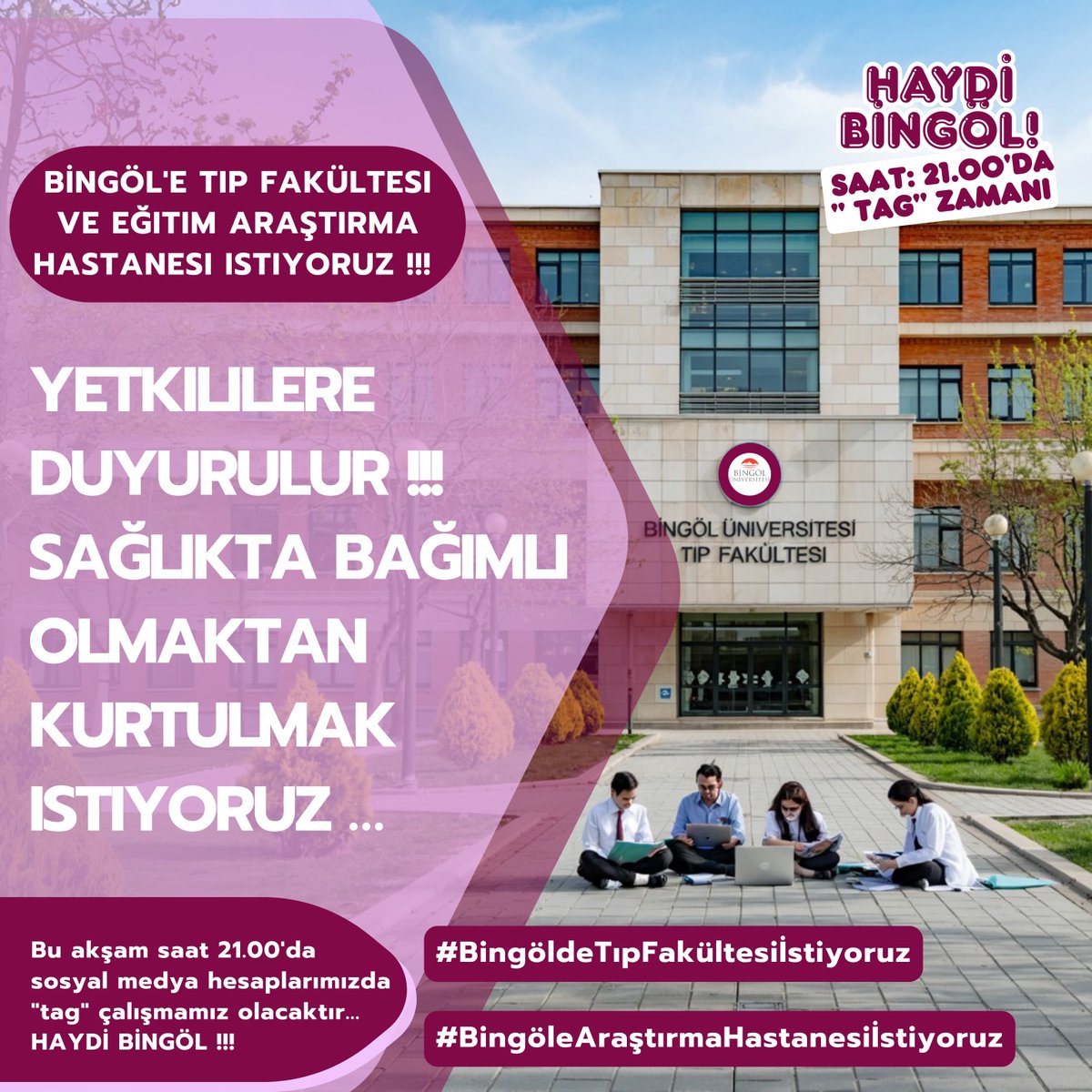 capakcurgazete's tweet photo. Uzman doktorlar Bingöl’de yetişsin! #BingöleTıpFakültesiVeEğitimAraştırma https://t.co/CgPvrdLR3Y