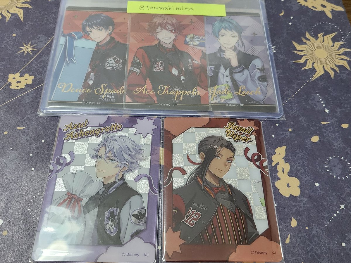 ツイステ ふぁぼカ レア 交換

譲→☆アズール ジャミル

求→☆ジェイド エース デュース

☆同士の交換、2点まとめての交換希望
郵送でのお取引になります
よろしくお願い致します