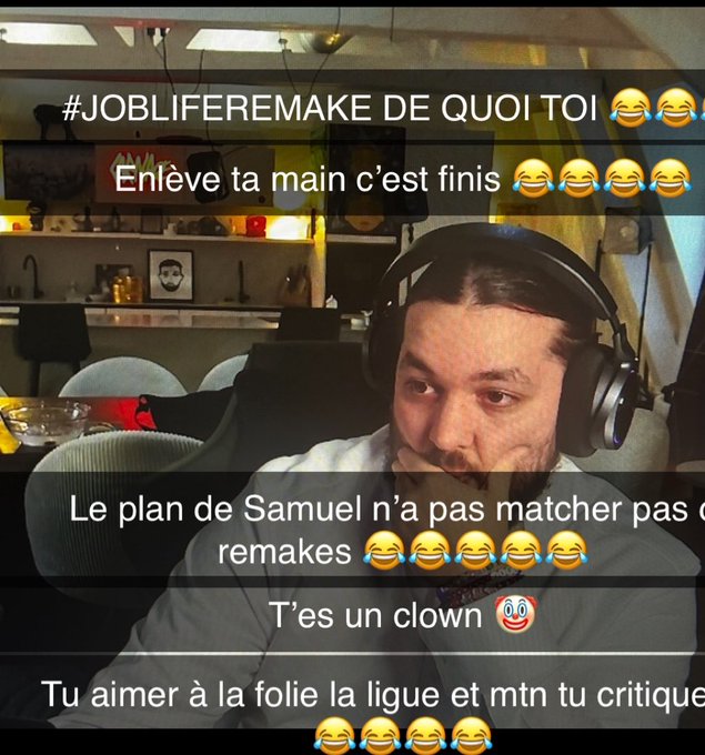 EvoASB's tweet photo. Allez lin 🤣🤣🤙🤙🤙 #JoblifeRemake https://t.co/su32U5cWrW