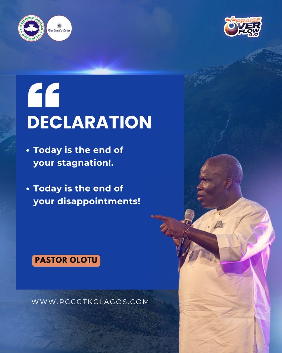 Praise_Overflow's tweet image. No more being stuck, no more being denied!
Today is a day of divine acceleration.
Praise your way into your next level!