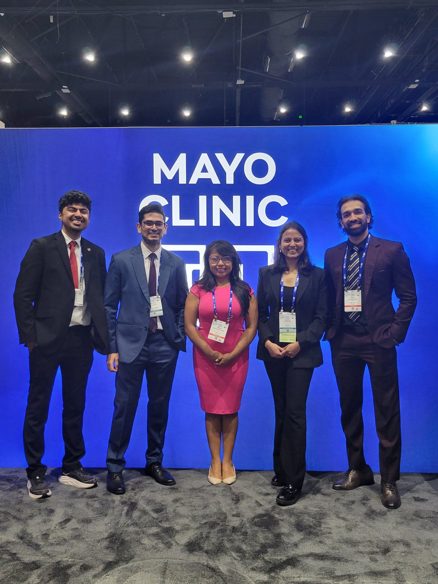Mayo Clinic CV (@mayocliniccv) on Twitter photo Another great showing for Mayo. <a href="/TheRhythmDoc/">Gurukripa Kowlgi, MD, MS</a> came to the booth with <a href="/Pragyatf/">Pragyat Futela</a> <a href="/KarolQuelal/">Karol Quelal</a> <a href="/aasthapodd58374/">aastha poddar</a> and <a href="/Arvindgulati__/">Arvind gulati</a> . Between the 4 of them, they presented 8 times! What an accomplishment! #HRS2025 Another great showing for Mayo. <a href="/TheRhythmDoc/">Gurukripa Kowlgi, MD, MS</a> came to the booth with <a href="/Pragyatf/">Pragyat Futela</a> <a href="/KarolQuelal/">Karol Quelal</a> <a href="/aasthapodd58374/">aastha poddar</a> and <a href="/Arvindgulati__/">Arvind gulati</a> . Between the 4 of them, they presented 8 times! What an accomplishment! #HRS2025