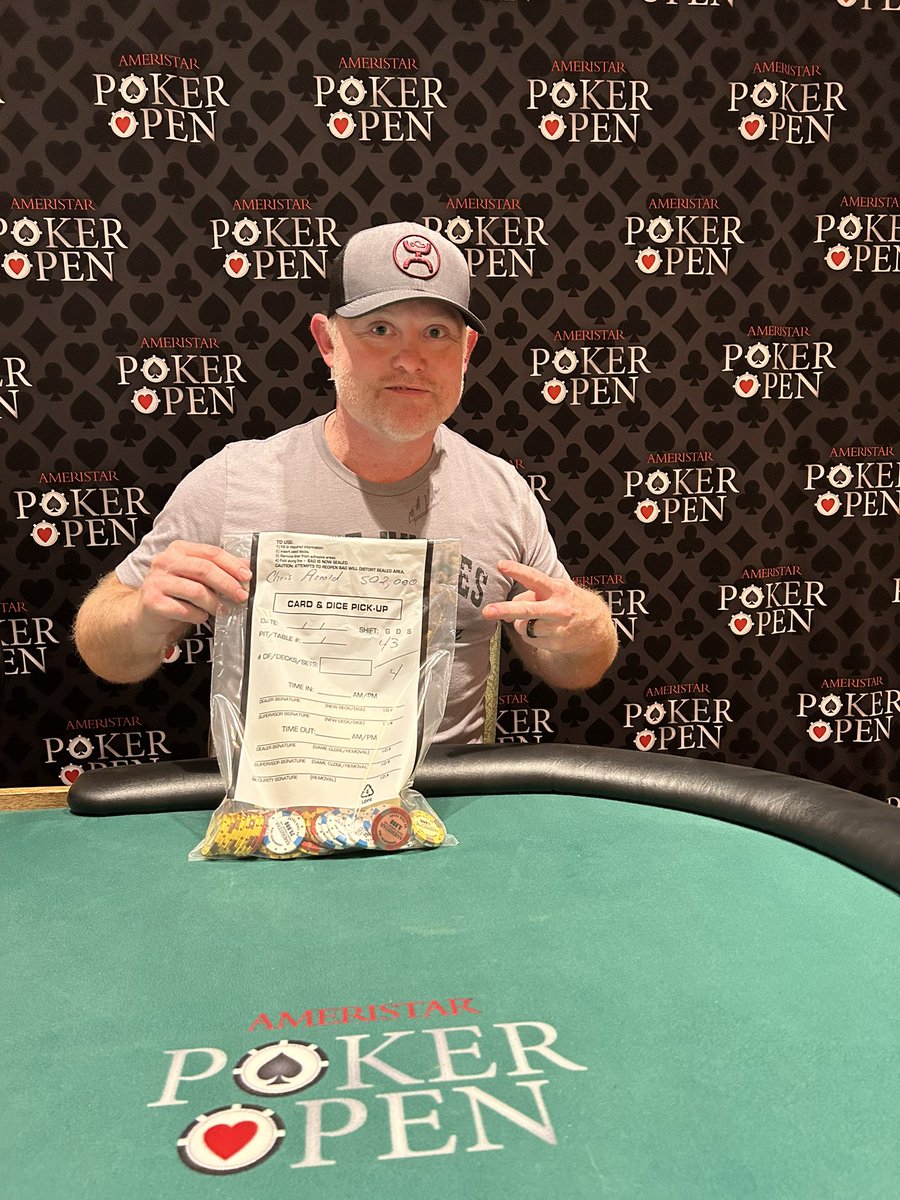 DeucesElite's tweet photo. Flights A and B of the Ameristar #Poker Open @AmeristarSC were last night. Chris Arnold is the chip leader with 502K going into Sunday
⭐️ Double bag bonus of $1,000
Flight C has 74 runners in lvl 3
Final flight is tonight at 5p
Max late reg 9:30p
#GrindAndShine
#ChipsDontLie https://t.co/68Rm4GBUpN