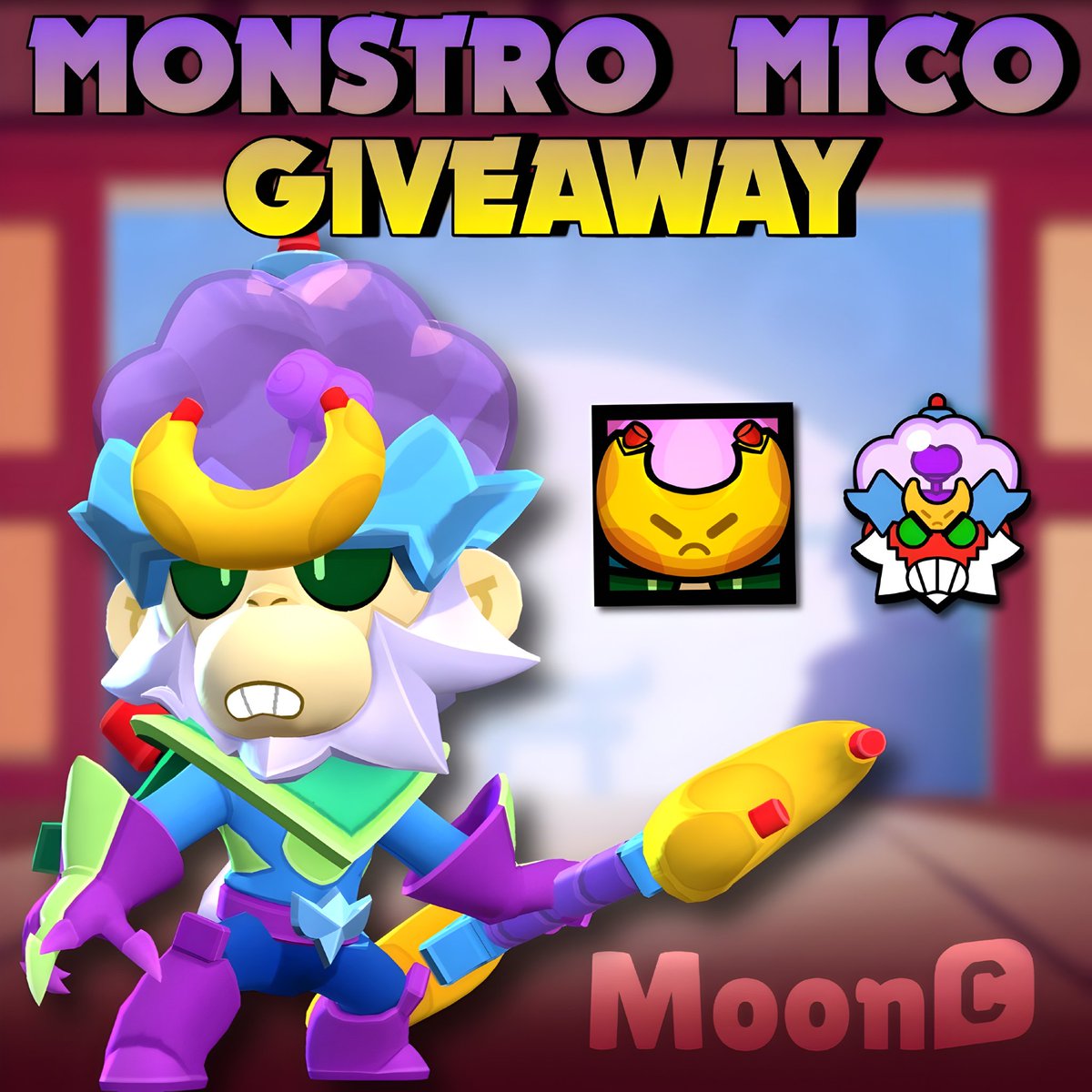 1× Monstro Mico Giveaway 🎁
#MonstroMicoGiveaway #GiftedBySupercell

To enter: 
1. like &amp; retweet this post ❤️♻️
2. follow me <a href="/moonbrawls/">Moon ⚔</a> ✅️
3. tag a friend 🫂

Giveaway ends: 07 June
