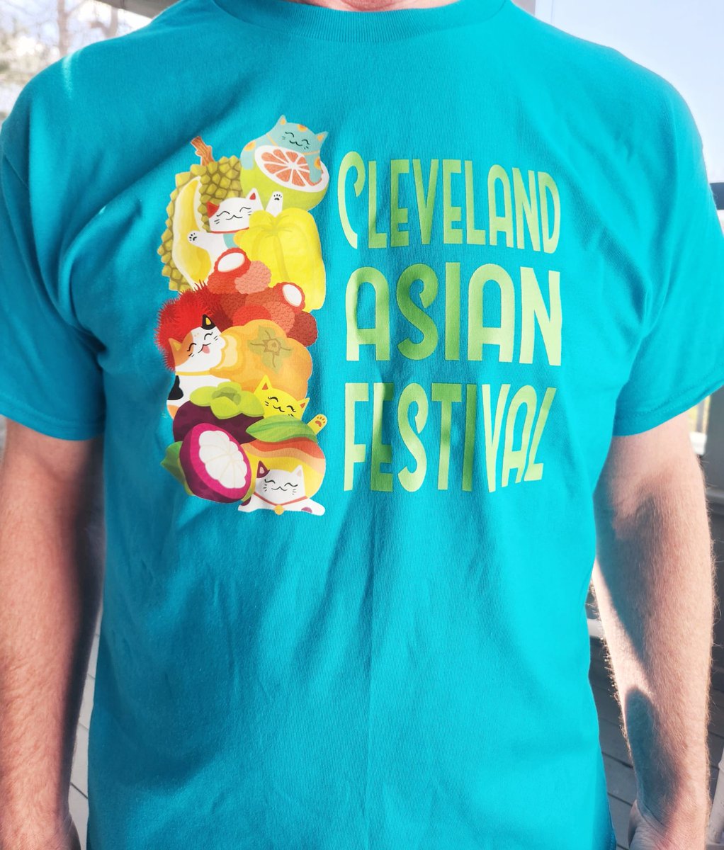 Don’t miss out on these adorable #ClevelandAsianFestival shirts!  Pre-Orders Only. All orders must be placed by May 1st and picked up at the Information Tent on May 17- 18th.  Designed by Cleveland artist Lisa Tan.
clevelandasianfestival.org/2025/official-…