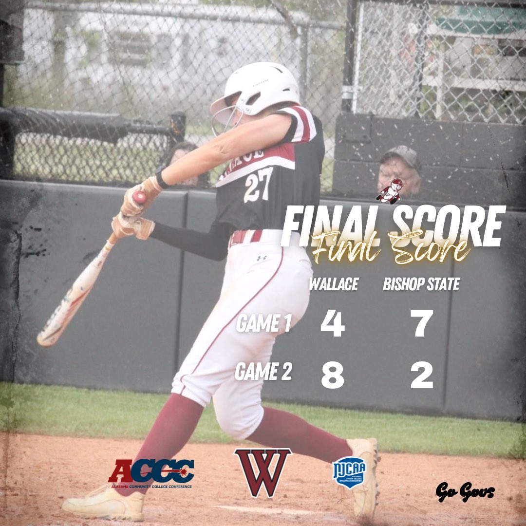 Wallace-Dothan Softball (@govsoftball) on Twitter photo Split the day! 
Next ➡️ State Tournament‼️
#GoGovs🎩 Split the day! 
Next ➡️ State Tournament‼️
#GoGovs🎩
