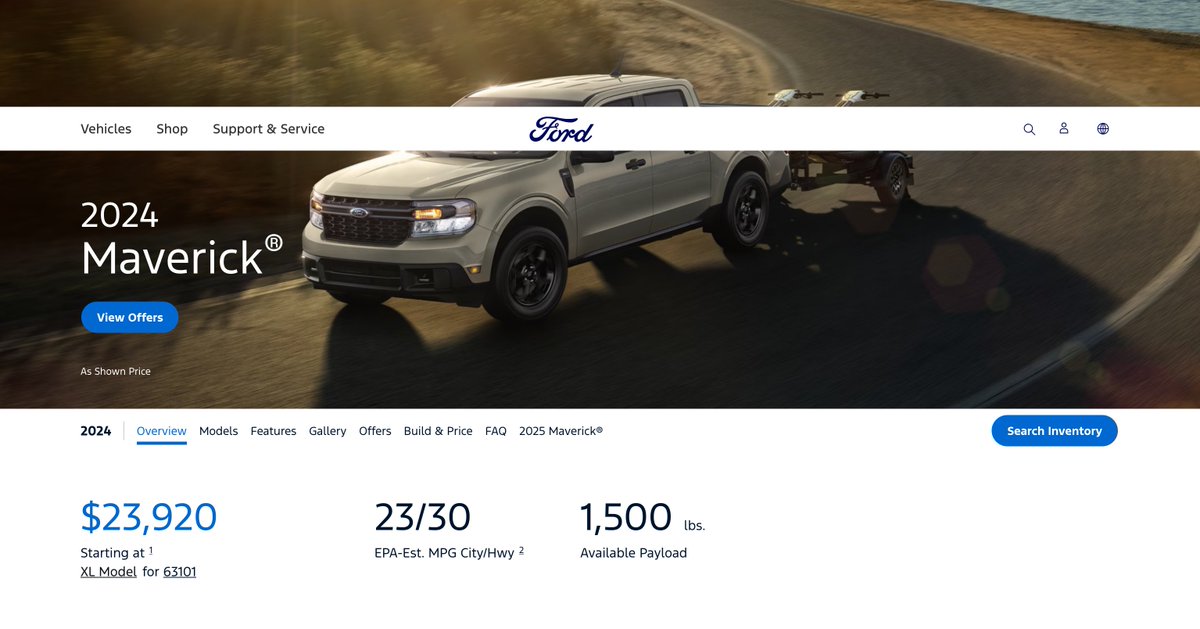 aenocyon dirus actual π΄ββ οΈ (@acconboy) on Twitter photo Everybody yammering on about the new Slate truck as though you can't buy a brand new <a href="/Ford/">Ford Motor Company</a> Maverick for 23k with more range and more everything else without needing a tax subsidy to make the price less than 27k. Everybody yammering on about the new Slate truck as though you can't buy a brand new <a href="/Ford/">Ford Motor Company</a> Maverick for 23k with more range and more everything else without needing a tax subsidy to make the price less than 27k.