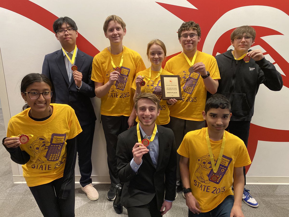 Ms. Johnston (@msjohnston_math) on Twitter photo Math Team ICTM State Results 4/26
π1st - Algebra - Jeremiah
π
5th - PreCalc - Jackson W
π
8th - Algebra 1 Team
π
9th - Jr/Sr 8 Team
This is the first time in school history that Wauconda has had a MATH TEAM STATE CHAMPION!! ππ₯³π What a fantastic season!
<a href="/WaucondaCUSD118/">Wauconda CUSD 118</a> Math Team ICTM State Results 4/26
π1st - Algebra - Jeremiah
π
5th - PreCalc - Jackson W
π
8th - Algebra 1 Team
π
9th - Jr/Sr 8 Team
This is the first time in school history that Wauconda has had a MATH TEAM STATE CHAMPION!! ππ₯³π What a fantastic season!
<a href="/WaucondaCUSD118/">Wauconda CUSD 118</a>