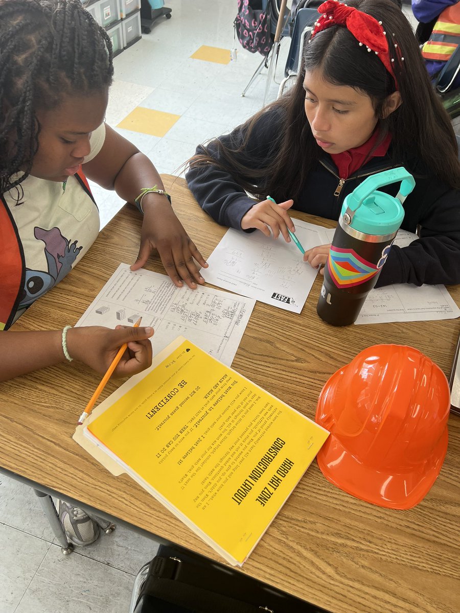 Construction leaders assist others as they prepare for upcoming FAST. We’re ready to bulldoze and exceed our math goals! <a href="/BrowardElem/">Broward Elementary</a> <a href="/TransformHCPS/">HCPS Transformation Network</a> <a href="/HCPSElemMath1/">HCPS Elementary Math</a>