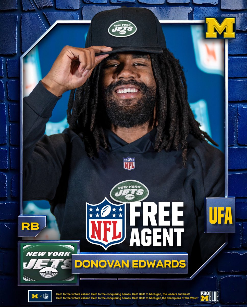 ✍️ <a href="/DEdwards__/">Donovan Edwards ¹ᵏ</a> + <a href="/nyjets/">New York Jets</a> 

#ProBlue
