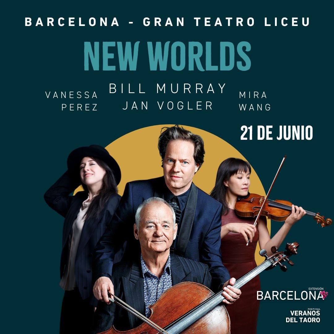 ¡No te pierdas a Bill Murray en un espectáculo único, el 21 de junio en el emblemático Gran Teatre del Liceu de Barcelona! ✨