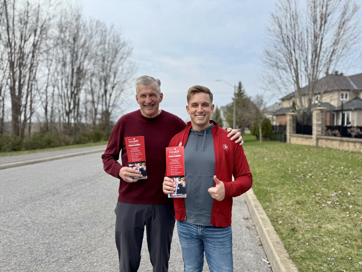 Carleton! You have an amazing opportunity to elect this incredible man. Bruce Fanjoy is genuine, compassionate, and truly cares about his community. At the doors, I felt change is happening in this riding. Please get out and vote for <a href="/brucefanjoy/">Bruce Fanjoy 🍁</a> on Monday. #cdnpoli #Elxn2025