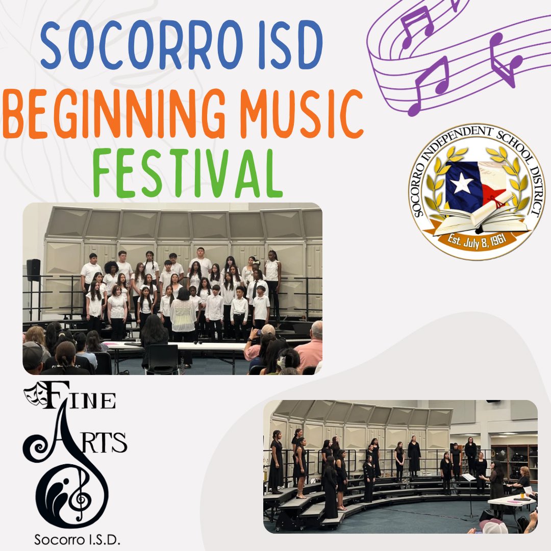 That’s a wrap for the 2025 #TeamSISD Beginning Music Festival!  Over the past two days, our beginning music ensembles performed for family and adjudicators who provided feedback and encouraging words to continue their musical journey! #SISDFineArts