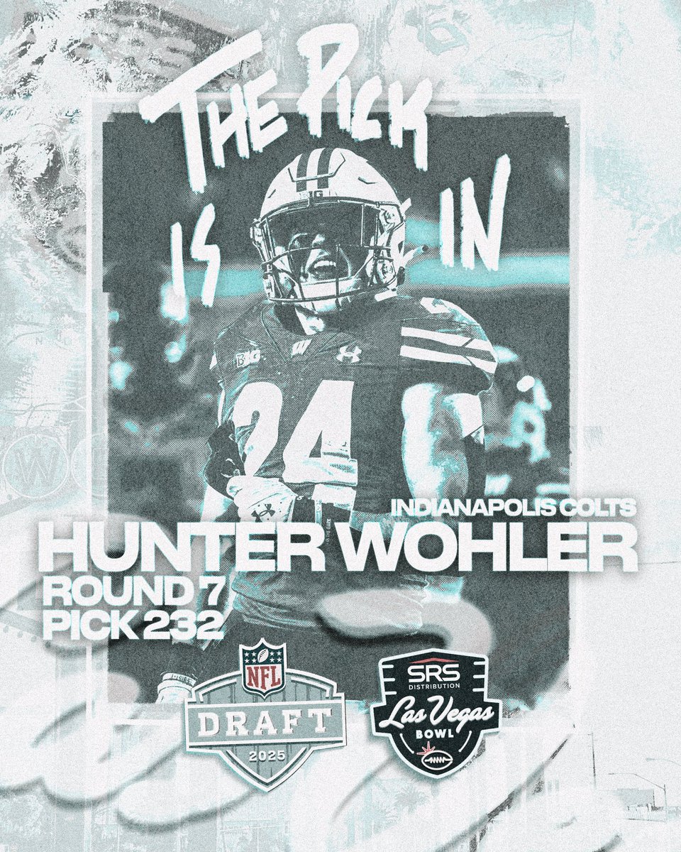 Congrats to #LVBowlAlum Hunter Wohler on being selected in the 7th round by the @colts.

#LVBowl | #NFLDraft