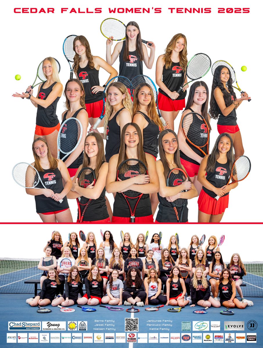 Cedar Falls Womenâs Tennis (@cftigerstennis) on Twitter photo Tigers have a great day at home, 9-0 win over Western Dubuque and 8-1 win over Senior! Improving our record to 9-3. Next is Liberty on Tuesday at home for Senior night, come cheer us on and celebrate our 10 seniors! Go Tigers! <a href="/CF_Booster/">Cedar Falls Tiger Booster Club</a> <a href="/CF_Booster/">Cedar Falls Tiger Booster Club</a> Tigers have a great day at home, 9-0 win over Western Dubuque and 8-1 win over Senior! Improving our record to 9-3. Next is Liberty on Tuesday at home for Senior night, come cheer us on and celebrate our 10 seniors! Go Tigers! <a href="/CF_Booster/">Cedar Falls Tiger Booster Club</a> <a href="/CF_Booster/">Cedar Falls Tiger Booster Club</a>