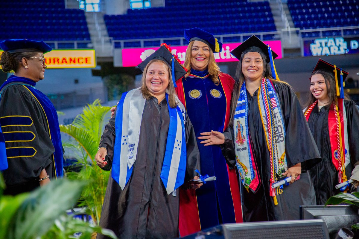 MDCollege's tweet photo. Today, MDC graduates nearly 14,000 students who make our Miami stronger every single day - working parents, veterans, first-generation college students, adult learners, and many more. To each of you, this is just the beginning of a wonderful journey ahead. #MDCGrad💙 https://t.co/4GWeyZbI6r