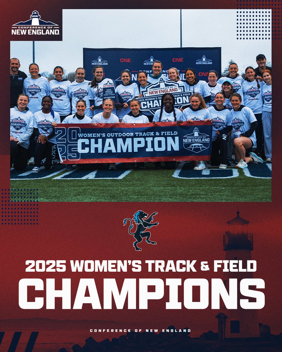 Conference of New England (@cne_sports) on Twitter photo π VICTORIOUS π
Congrats to the 2025 #CNE Women's Outdoor Track & Field Champion - <a href="/gordonathletics/">Gordon Athletics</a>!
#LeadAsONE | #ONENewEngland π VICTORIOUS π
Congrats to the 2025 #CNE Women's Outdoor Track & Field Champion - <a href="/gordonathletics/">Gordon Athletics</a>!
#LeadAsONE | #ONENewEngland