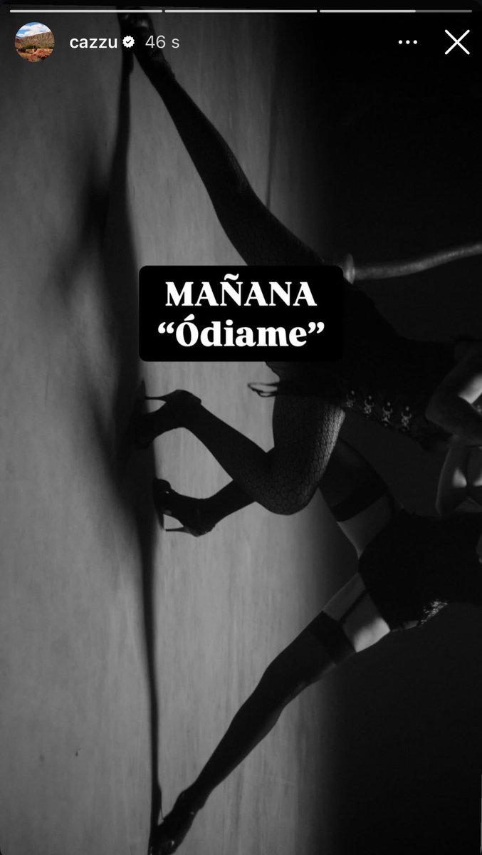 cazzusources's tweet photo. Cazzu anunció que mañana saldrá el video de “ÓDIAME”.💃 https://t.co/amo5fWNEAo