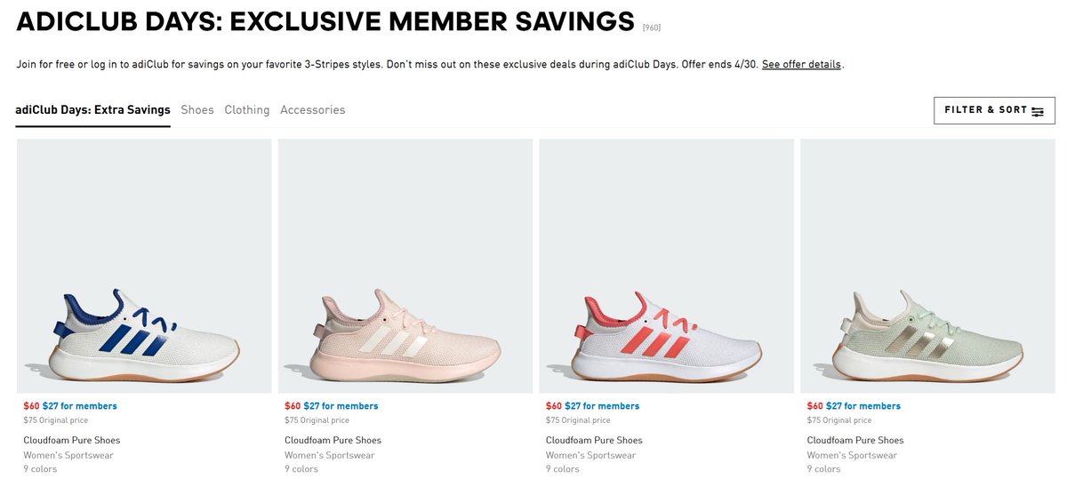 Clothing and Sportswear Deals at 10+ Retailers (Select Sales Include Discount Code)

Columbia Sportswear up to 50% off Sale
bit.ly/3Gu0BYI
Champs Sports extra 20% off code DEAL20 (Ends Today)
bit.ly/4iqXoaX
Adidas Member Sale (Login for Free Shipping +