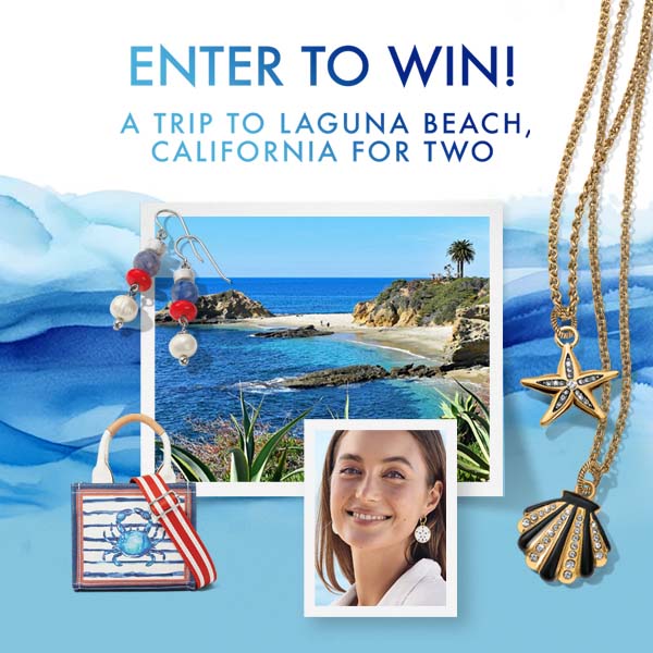 Dreaming of a coastal escape? 
Visit us in stores to explore our new Coastal Collections— and when you try them on, enter to win a getaway for two to Laguna Beach, California.

Enter at a Brighton store near you from April 26 through May 10!

brighton.com/pages/enter-to…