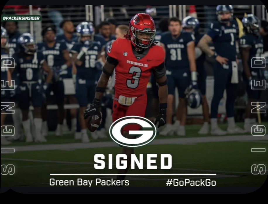 Big News on the Beltway! From Blackhawk to the Green Bay. The Packers are signing UNLV S Johnathan Baldwin.