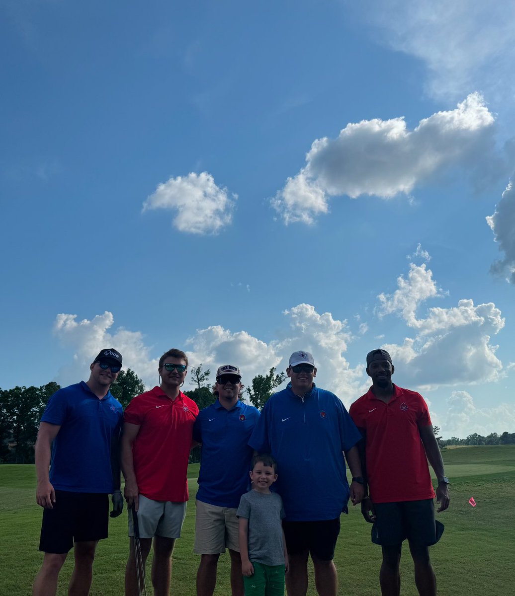 Annual Booster Club Golf Tournament at Tempest! Thank you to all of our sponsors and teams! Big impact made today! #CardinalPride