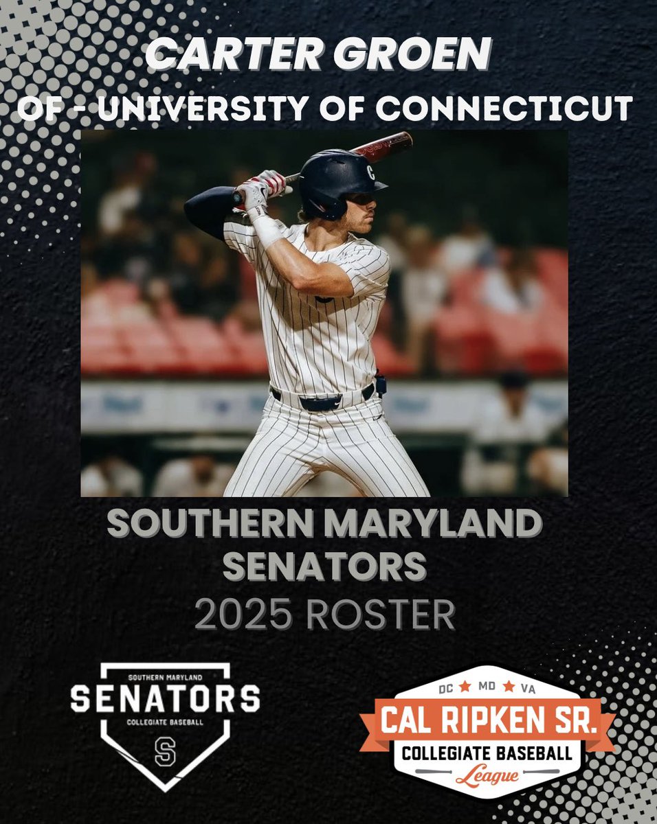 Today, for our last introduction post, we welcome back TWO outstanding players from last season!!! The Southern Maryland Senators are BEYOND excited to welcome back the dynamic duo of Nathan Brewer and Carter Groen, two of our incredible ALL-STARS from last year!!

Nate Brewer is