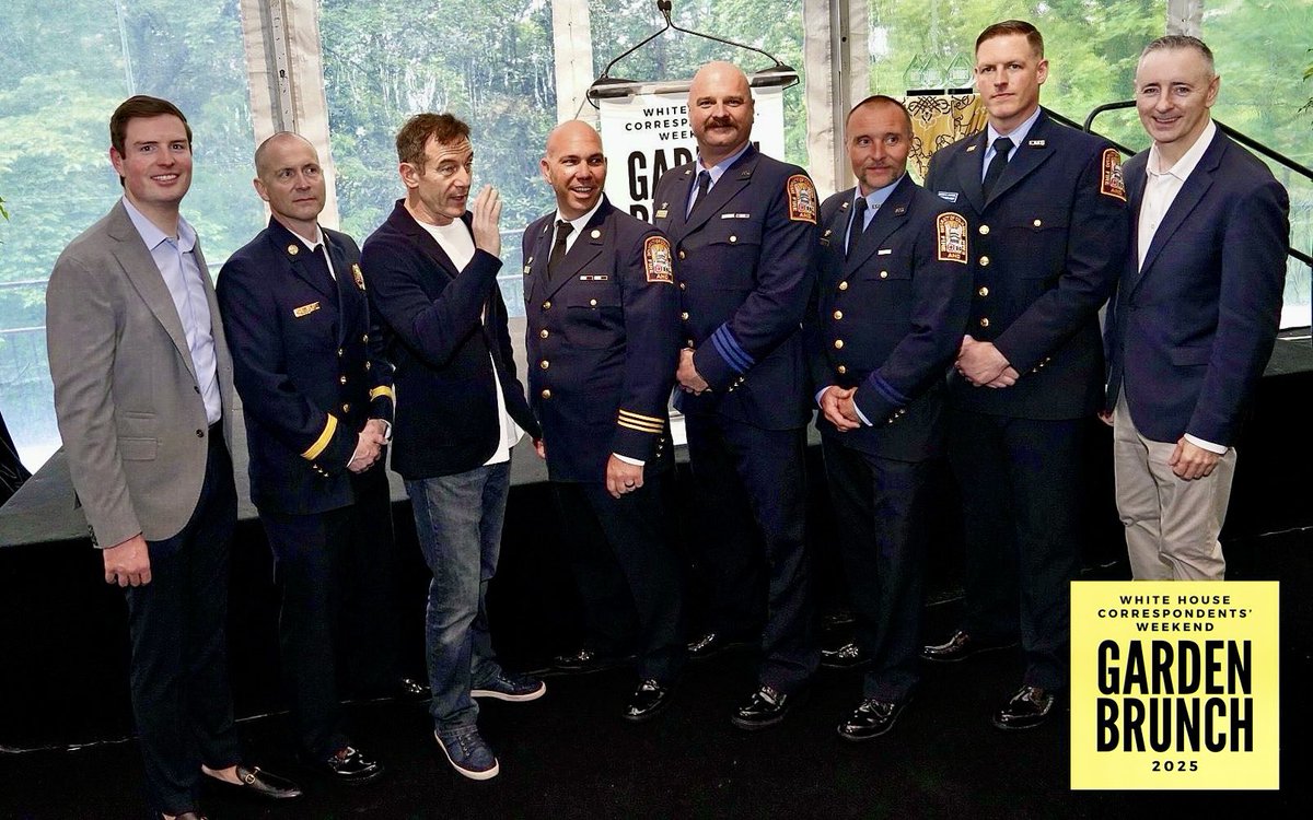 dcfireems's tweet photo. Congratulations to our members who were honored today at the @whca Weekend Garden Brunch for their efforts in the search and recovery operations at the site of the mid-air collision on the Potomac. Photos courtesy John Harrington Productions. #DCsBravest https://t.co/vMgjGbUgZJ