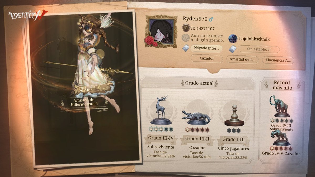 RdaEn2's tweet photo. Estoy jugando Identity V. ¿Jugamos una partida? https://t.co/YnNCvkMMPu