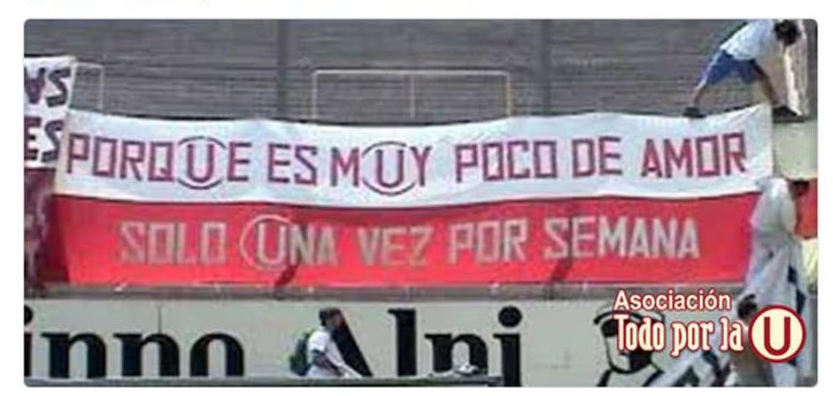 PORQUE ES MUY POCO DE AMOR SOLO UNA VEZ POR SEMANA.

y dale U