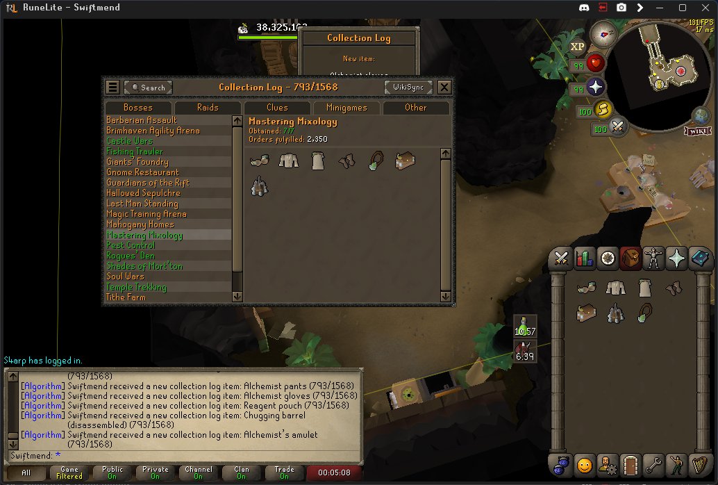 SwiftmendRS's tweet image. Mixology ✅