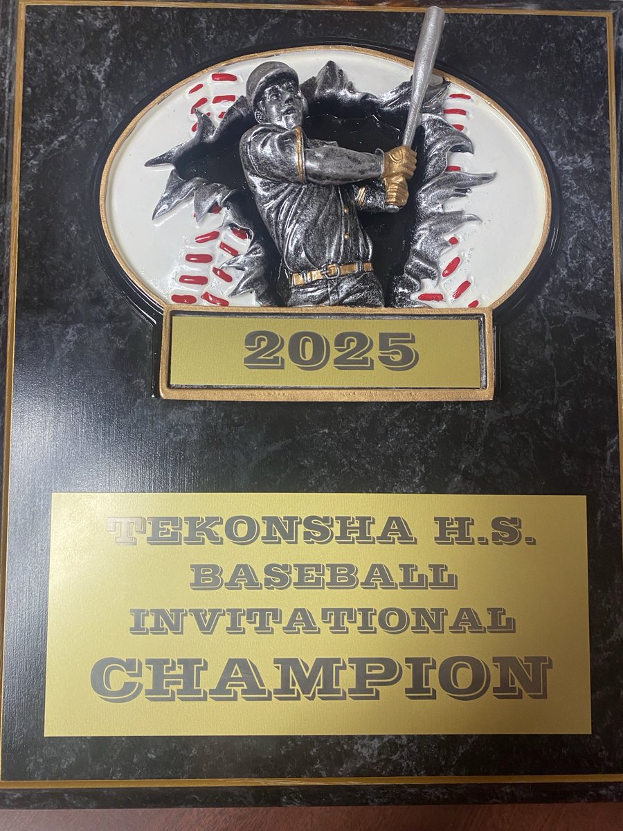 Ranger Baseball brought home some hardware!