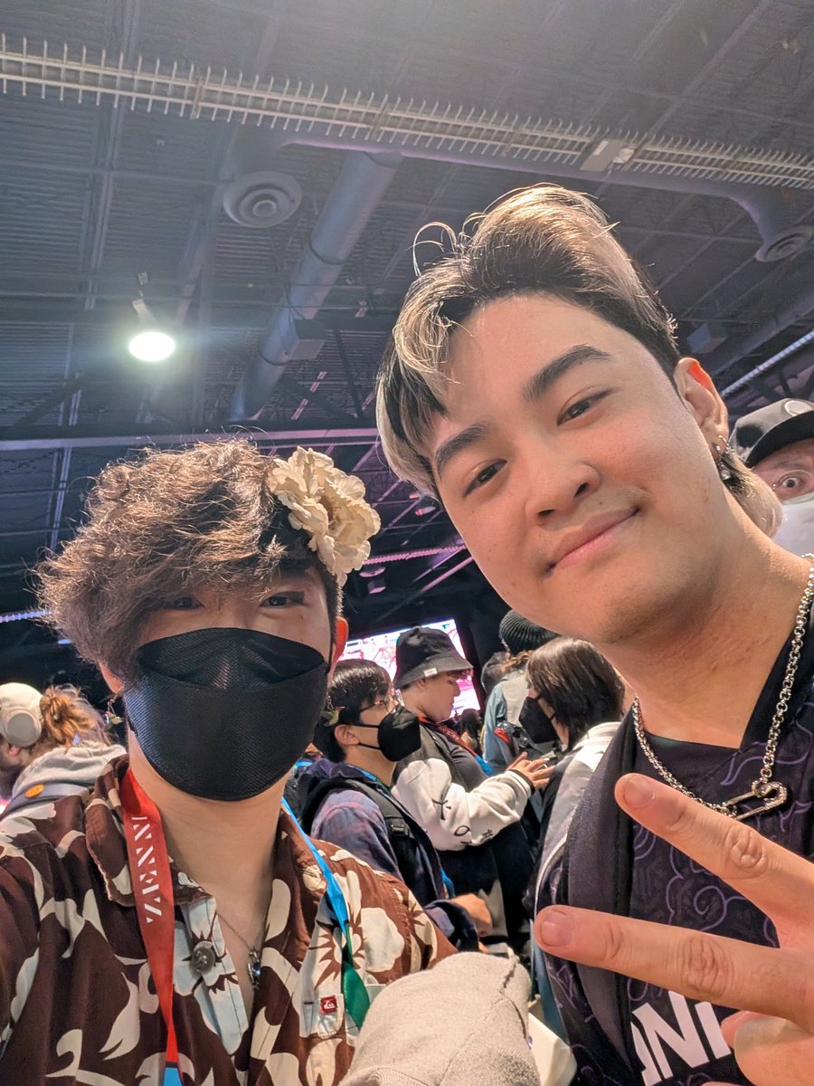 Went 5-2, and got T-33rd place out of 186 folks at LVL UP EXPO TEKKEN 8 this weekend (lost in losers' finals of pools). 

I lost to <a href="/hidetone/">FATE | Tone</a> twice but this was one of my best tourneys ever for sure - and I got a selfie with him to celebrate the tourney! 🎉