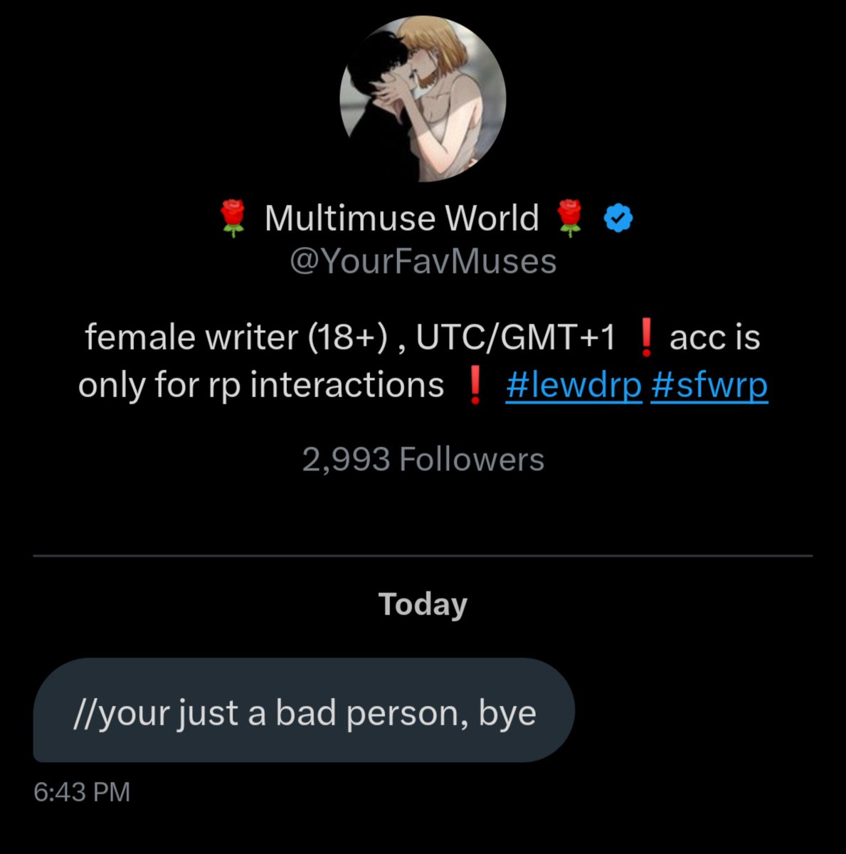 //Bye bye lil dick tf 💅