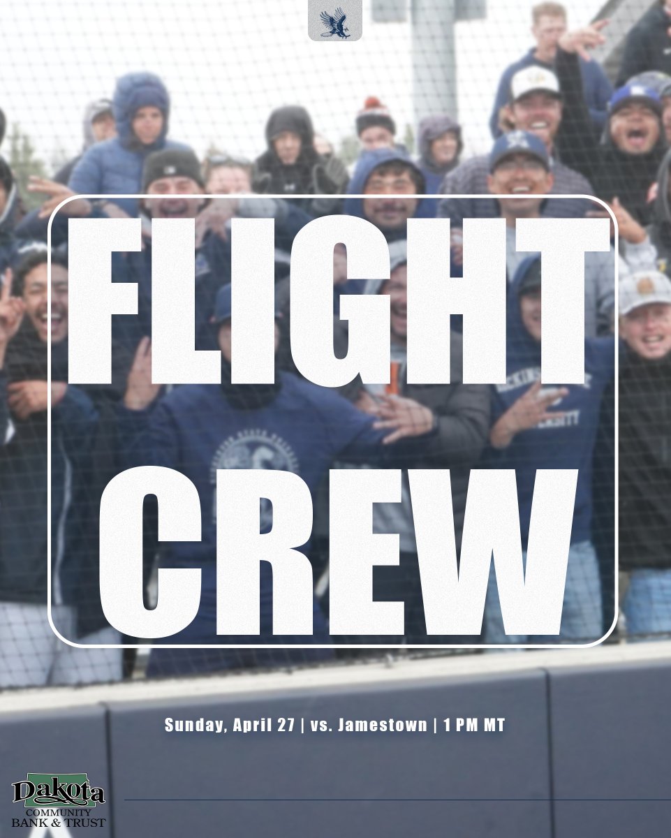 DSU Blue Hawks (@dsubluehawks) on Twitter photo Come out to Bravera Field at the Sanford Sports Complex tomorrow to cheer on <a href="/BlueHawkSB/">Dickinson State Softball</a> as they take on Jamestown in a huge NSAA matchup.
Wear your Flight Crew gear and pack the Flight Deck!
#HawksAreUp Come out to Bravera Field at the Sanford Sports Complex tomorrow to cheer on <a href="/BlueHawkSB/">Dickinson State Softball</a> as they take on Jamestown in a huge NSAA matchup.
Wear your Flight Crew gear and pack the Flight Deck!
#HawksAreUp