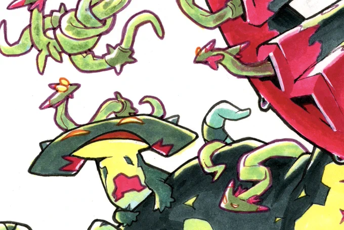 Preview for my ancient pokemon Zine, MAX REVIVE, debuting in 18 days at Momocon in Atlanta, GA The physical drawing is also available for purchase for just $130, DM if interested