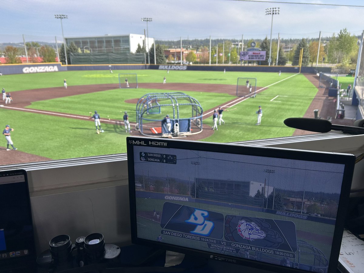 Noah Schmick (@noahschmick) on Twitter photo Pumped to be on the <a href="/SWXLocalSports/">SWX Local Sports</a> broadcast of a big game two of a 3-game series for <a href="/ZagBaseball/">Gonzaga Baseball</a> taking on San Diego!
Myself and <a href="/SKarrG0/">Steven Karr</a> will be on the 🎤 for a battle atop the <a href="/WCCsports/">West Coast Conference</a> standings starting at 6pm! Pumped to be on the <a href="/SWXLocalSports/">SWX Local Sports</a> broadcast of a big game two of a 3-game series for <a href="/ZagBaseball/">Gonzaga Baseball</a> taking on San Diego!
Myself and <a href="/SKarrG0/">Steven Karr</a> will be on the 🎤 for a battle atop the <a href="/WCCsports/">West Coast Conference</a> standings starting at 6pm!
