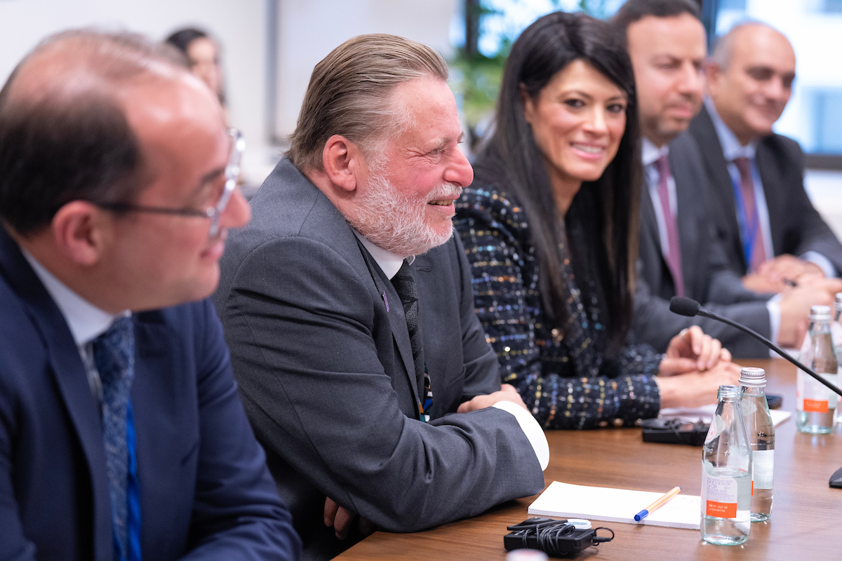 NigelClarkeJa's tweet image. Very good meeting with Egypt&apos;s economic team at #IMFMeetings. I welcomed Egypt&apos;s economic management amid multiple external shocks, and their commitment to decisive reforms.