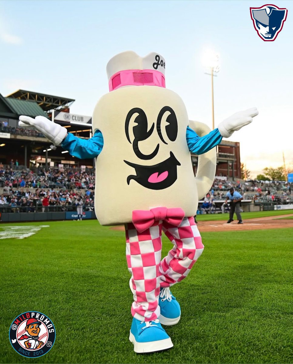 The Jersey Diners now have their own mascot!

Meet Joe☕️

Taking the field this season at the <a href="/SOMPatriots/">Somerset Patriots</a>