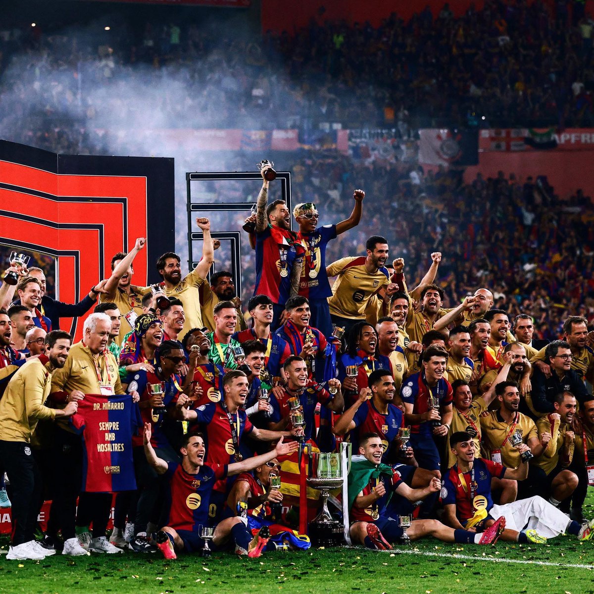 " عَاد كُل شيء جميلاً ، كمَا كان برشلونة " ♥️💙